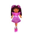 thumbnail image 1 of Girlzndollz 600576 Elana muñeca bailarina multicolor 14" rosa morado, 1 of 2