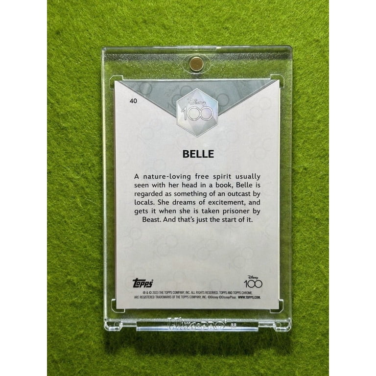 BELLE Disney 100 PINK REFRACTOR CARD # /399 SP 2023 Topps Chrome