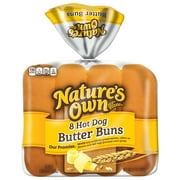 Nature's Own Hot Dog Butter Buns, 15 oz, 8 Count