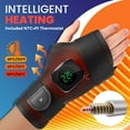 thumbnail image 3 of Wrist Heating Pad, Heated Wrist Wrap Brace with 3 Level Heated, Cordless & Plug-in Use, Adjustable Size, 1200mAh Battery Rechargeable for Right Hand, Black, 3 of 9