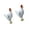 White, variant on Playful Rooster Designs Dainty Ear Pins Allergy Resistant Metal Casual Ear Rings Accessories For Women