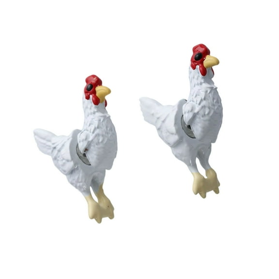 Playful Rooster Designs Dainty Ear Pins Allergy Resistant Metal Casual Ear Rings Accessories For Women