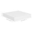 thumbnail image 7 of Wall Shelf Floating White 9.1x9.3x1.5 inch - Modern MDF Display Shelves for Living Room, Bedroom, Office - Easy Install Invisible Mount, 7 of 7