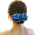 thumbnail image 1 of XASZHN Pinces à Cheveux pour Femmes, Mariage, Bleu_007 Taille Unique, 1 of 4