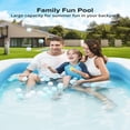 thumbnail image 4 of Sable Inflatable Pool, 92 x 56 x 20in Rectangular Swimming Pool for Toddlers, Kids, Family, 4 of 7