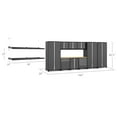 thumbnail image 3 of NewAge Products Pro Series Red 12 Piece Cabinet Set, Heavy Duty 18-Gauge Steel Garage Storage System, LED Lights / Wall Mounted Shelf Included, 3 of 10