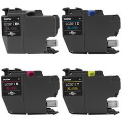 Tn221 Bk M C Y Genuine Brother LC3017 (LC-3017) (BK/C/M/Y) High Yield Color Ink 4-Pack (Includes 1 each LC3017BK, LC3017C, LC3017M, LC3017Y) ()