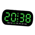 thumbnail image 5 of deevoka Digital Alarm Clock 5 Level Adjustable Brightness for Dorm NightStand Office Green, 5 of 9
