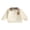 Khaki, variant on Svuitmsl Kids Christmas Sweatshirt Gingerbread Man Embroidery Long Sleeve Lapel Tops