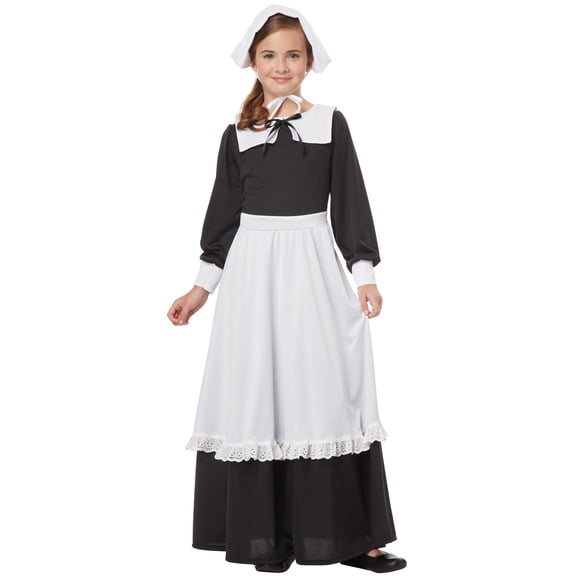 California Costumes Pilgrim Girl Child Costume | Medium Female