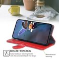 thumbnail image 3 of Gift compatible Huawei nova 12i 4G Magnetic Phone Case PU Leather Geometric Splicing Stand Cover, 3 of 5