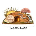 thumbnail image 3 of 2D Easter Resurrection Scene Wooden Ornament, "He Is Risen" Hollow Desktop Decor, Religious Tabletop Display for Home, , and Sunday School, 3 of 8