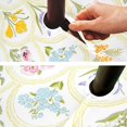 thumbnail image 3 of Outdoor Tablecloth with Umbrella Hole and Zipper Rectangle, Patio Table Cloth with Umbrella Hole, Fabric Waterproof Vintage Floral Tablecloth for Spring/Summer/Party/Picnic, 60" x 84", 3 of 6