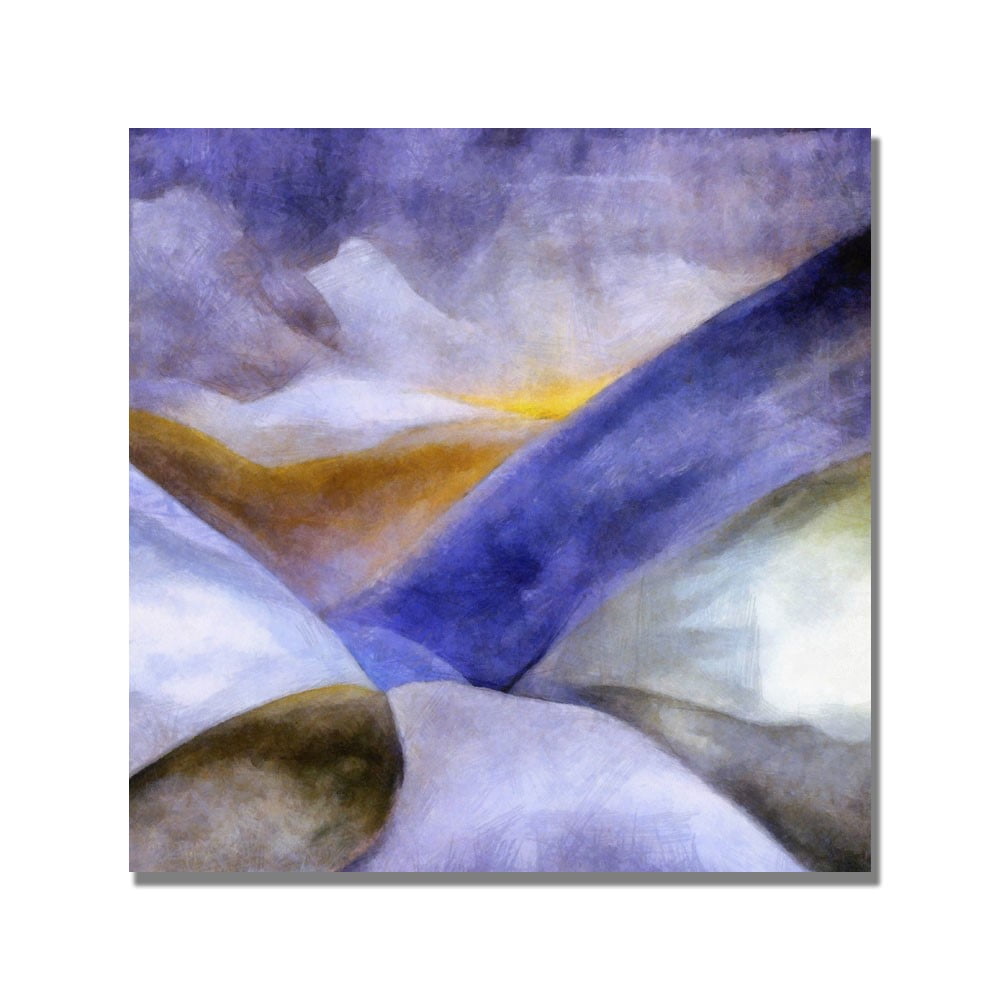Trademark Fine Art "Mountain Landscape" Canvas Art by Michelle Calkins