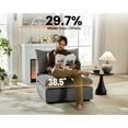 thumbnail image 3 of CHIC HOUSE Corduroy Modular Couch Seat,Single Convertible Sofa Module,Oversized Sectional Unit with Chenille Fabric for Living Room, 3 of 9