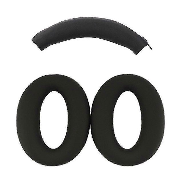 For Sony WH-XB910N Headphone Head Beam + Earpad Covers Set Silicone Protective Sleeve