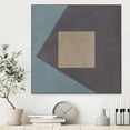 thumbnail image 3 of Giant Art Canvas  20x20 Blue Silk Abstract I Framed in Multi-Color, 3 of 3
