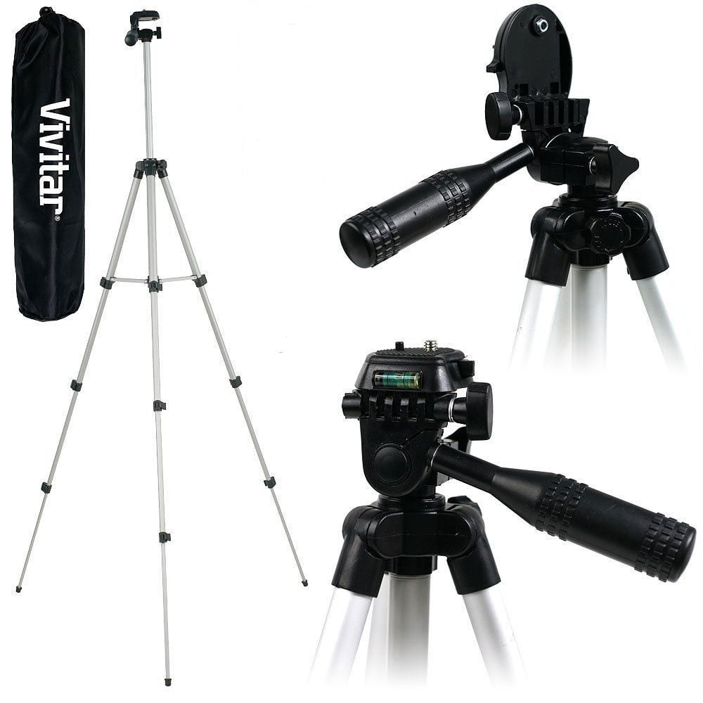 Photo/Video Light Vivitar 50" Tripod with Case for Canon EOS M100 Rebel