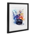 thumbnail image 2 of Stupell Industries Contemporary Hockey Splash Watercolor Burst Black Framed Print Under Glass, 16 x 16, by LSR Design Studio, 2 of 8