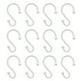 thumbnail image 3 of Better Homes & Gardens S Shaped Rustproof Shower Curtain Hooks White , Set of 12, 3 of 5