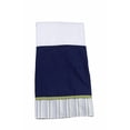 thumbnail image 4 of Nautica Kids Zachary 7-Piece Patchwork Sailboats Nursery Crib Bedding Set, Navy/Sage/Light Blue/White, 4 of 5
