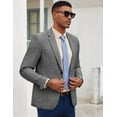 thumbnail image 4 of COOFANDY Men's Sports Coat Blazers Slim Fit Business Weeding Suit Jackets Classic Fit Dress Blazer, 4 of 6