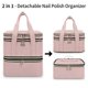 thumbnail image 5 of Bolsa de almacenamiento extraíble para 72 botellas de esmalte de uñas (0.5 fl oz), bolsa de viaje, 3 capas, organizador para accesorios de decoración de uñas brillar Electrónica, 5 of 5