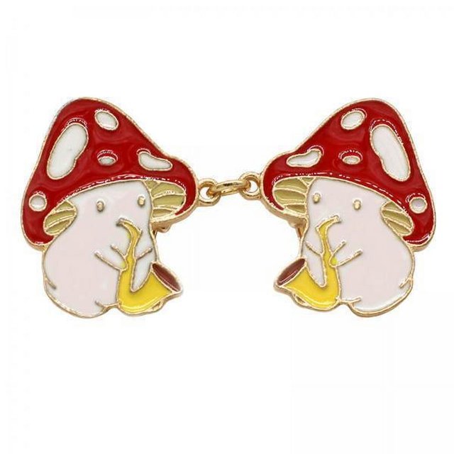 2X 2 uds broche insignia Linda alfileres de solapa divertidos creativos para vestidos suéteres sombreros 2 piezas