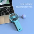thumbnail image 4 of VOAVEKE Fan For Bedroom,Handheld Pocket Mini Fan Portable With Bracket Desktop USB Charging Electric Fan, 4 of 5