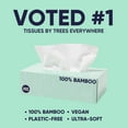thumbnail image 4 of Bamboo Facial Tissues - 12 Boxes of Eco-Friendly, 3-Ply Hypoallergenic Tissues, 90 Sheets per Box, FSC Certified, Plastic-Free Packaging, Soft & Gentle for Home Use, 4 of 7
