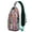 Exotic Cultural, variant on Starry Night Galaxy Sling Backpack, Space Astronaut Rocket Crossbody Bag, Nebula Moon Star Travel Daypack