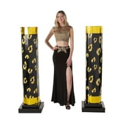 5-ft. Jungle Animal Print Columns - 2 pieces