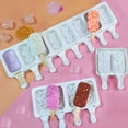 thumbnail image 4 of Moldes De Paletas De Silicona Sin Bpa Para Niños, Moldes De Paletas De Hielo De Silicona Rómbica De 8 Cavidades, Molde De Helado Multiusos Para Postre Diy Yuarrent HA036411-00, 4 of 6