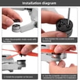 thumbnail image 1 of 2 pares de hélices de liberación rápida de 3 palas para DJI Mavic Mini 2/Mini (negro), 1 of 8