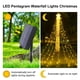 thumbnail image 5 of Magotan 12.5 Pies 350 Luces Navideñas de Cascada LED Decoración Al Aire Libre Centelleantes Luces Solares de Cadena de Árboles de Navidad con Decoración Superior de Jardín Navideño Star, Blanco Cálido, 5 of 10