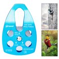thumbnail image 3 of Portable Rope Pulley Smooth Rigging Climbing Accessory Locking Accessories Protective Quickdraw Rescue Remedy for Mountaineering Blue, 3 of 7