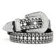thumbnail image 1 of Cinturón De Cuero Occidental Con Tachuelas De Diamantes De I Color Negro Talla 105, 1 of 7