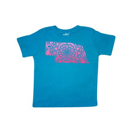 

Inktastic Nebraska Silhouette Mandala Gift Toddler Boy or Toddler Girl T-Shirt