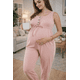 thumbnail image 3 of Overol de Maternidad Casual algodón Ajustable Almacenes Mario Color Rosa Talla Unitalla, 3 of 3