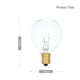 thumbnail image 2 of Bulbo AC230V G40 Globo incandescente de tungsteno Lámpara de 25 paquetes E12 Base Socket Holder IP44 Resistencia al agua Blanco cálido para cuerdas Luz Decoración de fiesta en casa Función de boda Por Tomshine Bulbo, 2 of 7
