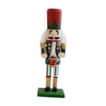 thumbnail image 2 of GUOOL Christmas Decorative Nutcracker Figurine Christmas Decor Holiday Christmas Ornament for Home Shelf Thanksgiving Table Parties Green, 2 of 9