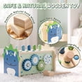 thumbnail image 6 of Montessori Toys for 1 Year Old, Wooden Montessori Learning Toys for Toddler, Hammering Pounding Toy with Xylophone, Dinosaur Toys, Wood Preschool Learning Fine Motor Skills Game, 6 of 8