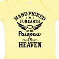 thumbnail image 4 of Inktastic Handpicked for Earth by My Pawpaw in Heaven with Angel Wings Boys or Girls Baby Bodysuit, 4 of 5