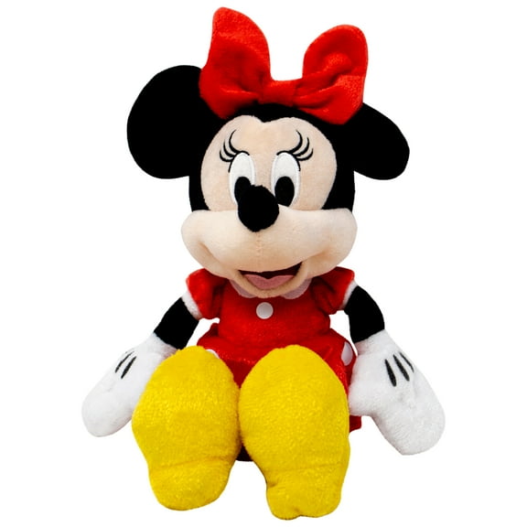 Mickey Mouse 804555 Disney Minnie Mouse Red Dress Plush Doll - 11 in.