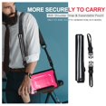 thumbnail image 6 of Dteck Case for iPad 10.2" 8th Generation (2020 Released) ,Shockproof 3-Layer Protection Rubber iPad 7th Gen 10.2" 2019 Cover Shoulder Strap Hybrid PC Kickstand Case Without Screen Protector,Rose, 6 of 7