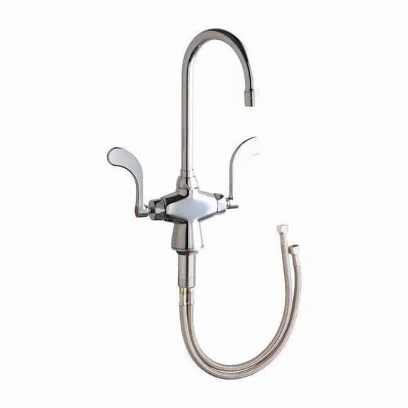 Chicago Faucet Gooseneck,Chrome,Chicago Faucets,50 50-317XKABCP