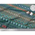 thumbnail image 2 of Soimoi Poly Georgette Fabric Geometric African Print Fabric by Yard 42 Inch Wide, 2 of 3