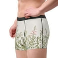 thumbnail image 4 of Balery Herbs and Wildflowers Men's Boxer Briefs, Soft and Breathable Cotton Underwear with nylon Waistband-Small, 4 of 9