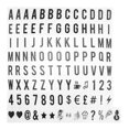 thumbnail image 1 of 104pcs Cinematic Lightbox Replacement Letters & Numbers Signs black for A4 MagiGlow Light Up Letter Box Sign Message Board 65.4x35mm(LED Light Box is, 1 of 5