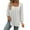 White, variant on Plebaso Women's Square Neck Tunic Tops with Leggings Pleated Long Sleeve Loose Flowy Blouse for Women